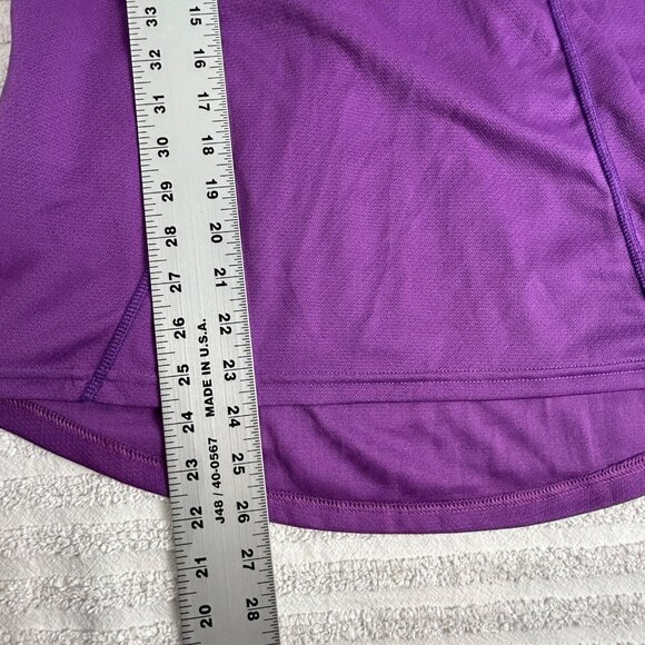 Canari Womens 1/4 Zip Cycling Jersey Top Size Large Purple Short Sleeve Pullover - Picture 7 of 7
